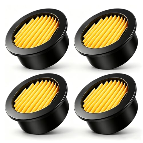 4pcs Air Compressor Replacement Filter Elements,Air Compressor Intake Paper Filter Sound Muffler Accessories for generators,blowers, exhaust ports H-068 - size: Replacement Filter