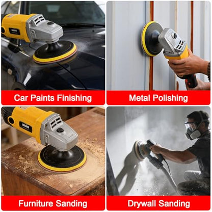MAXMAN Foam Sanding Pads12pcs, 6" Sanding Sponge Set, 320Grit for Auto - size: 6 inch, style: 320 Grit