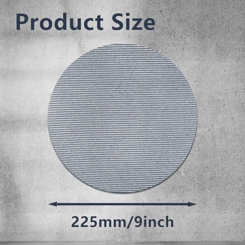 25 Pcs 9-Inch Mesh Sanding Discs, 240 Grit, Dust-Free Hook and Loop Drywall Sander Sandpaper, Round Drywall Sandpaper Discs Pads for Random Orbital Sander - style: 240 Grit