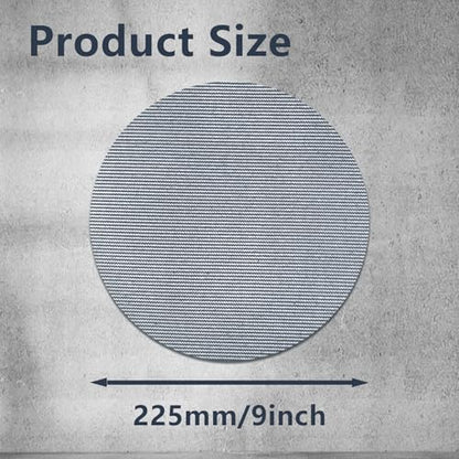 25 Pcs 9-Inch Mesh Sanding Discs, 240 Grit, Dust-Free Hook and Loop Drywall Sander Sandpaper, Round Drywall Sandpaper Discs Pads for Random Orbital Sander - style: 240 Grit