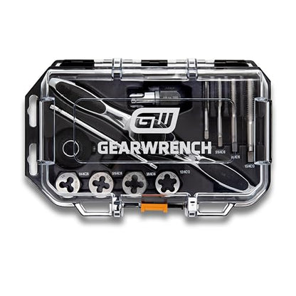 GEARWRENCH 13 Piece SAE Ratcheting Tap & Die Set | 82817 - style: 13 Piece SAE