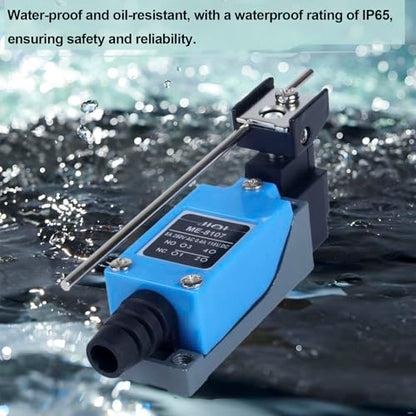 Momentary Limit Switch Travel Switch, Side-Rotating Adjustable Rod, NO and NC Self-Resetting Momentary Switch (4pcs) - style: ME-8107