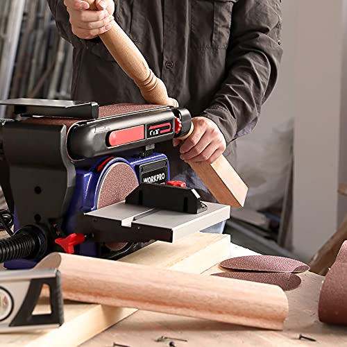 WORKPRO 4 x 36 Belt Sander with 6 Inch Disc, Belt Disc Sander