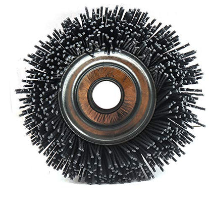 3Pcs 4'' x 5/8'' Nylon Filament Wheels Cup Brush Set for Angle Grinder ,Include Grit 80 120 240 ,Nylon Drill Brush Kit for Removal Rust Corrosion Paint (3Pcs Set)