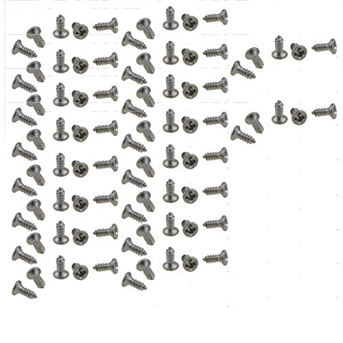 XunLiu M1.7X5mm 304 Stainless Steel Self-Tapping Screws 100 Pack - size: M1.7X5mm