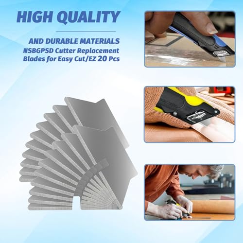 Cutter Replacement Blades for Easy Cut 20 Pcs