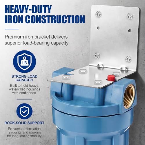 Filter Bracket Compatible with Big Blue 10/20 in BF7/BF9C Housings