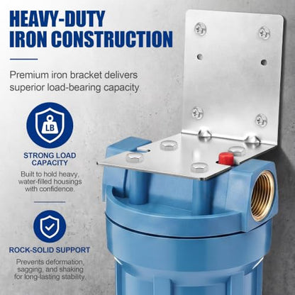 Filter Bracket Compatible with Big Blue 10/20 in BF7/BF9C Housings