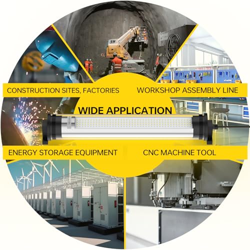 IP67 Explosion Proof LED Machine Light Work Tube Industrial Lighting for CNC Machine 110V to 220V (20w)