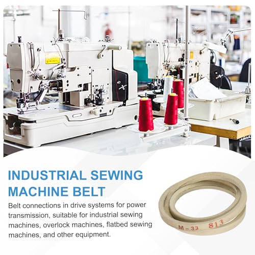 uxcell 4Pcs M33 Industrial Sewing Machine Belt 33.5" Outer Girth Rubber - size: M33