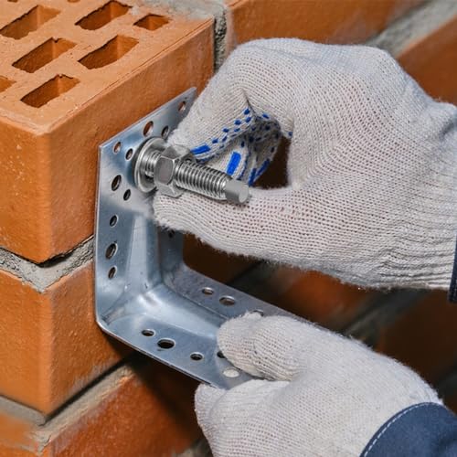 60 PCS 1/2" x 3-3/4" Concrete Anchors - Standard Heavy Duty Cement Anchor Bolts for Concrete - Metal M12 Expansion Concretes Fasteners Wall Anchors Cement