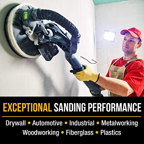 Dura-Gold Premium 9" Drywall Sanding Discs, 60 Grit, Box of 10, Hook & Loop - size: 60-Grit
