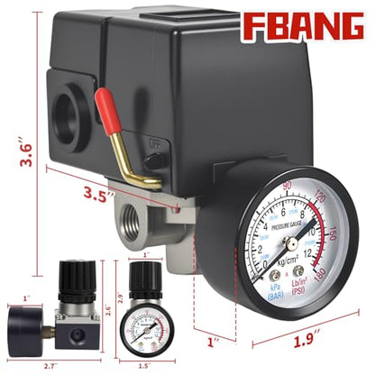 Air Compressor Pressure Switch with Pressure Regulator