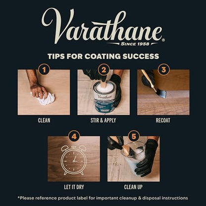 Varathane Water-Based Ultimate Gloss Polyurethane - color: Gloss, size: Half Pint (Pack of 1)