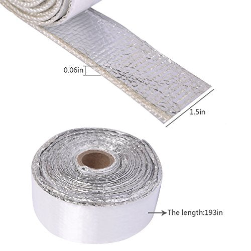 Heat Shield Tape, Self-Adhesive Heat Resistant Tape Roll, Heat Tape - color: White Heat Shield Tape *1