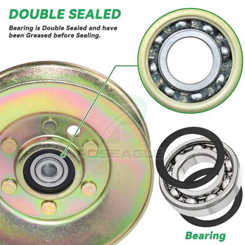 756-3045 Idler Pulley for Cub Cadet GT2544 LT2180 2166 Tractors - size: 1x756-04522