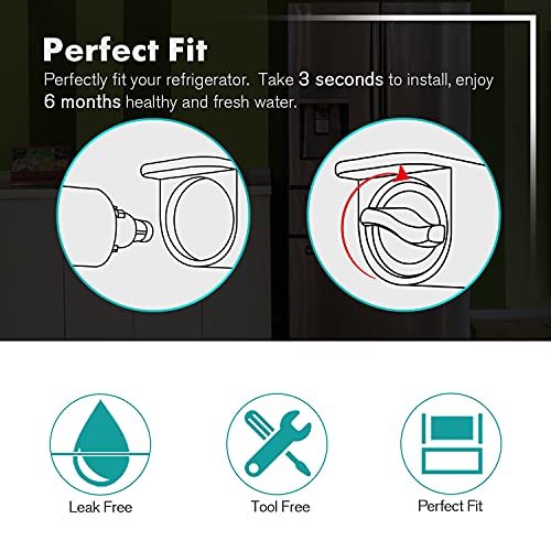 ICEPURE PLUS 9990 NSF 53&42 Cert. Replacement for LG LT600P Filter,3PACK - style: Heavy Metals Removal
