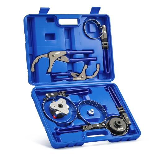 OMT 9pc Oil Filter Wrench Set, Universal 3-Jaw Removal Tool - size: Classical
