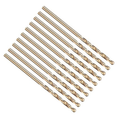 PATIKIL 1.7mm Drill Bit M35 Cobalt 5% High-Speed Steel for Metal 10 Pack - size: 1.7mm