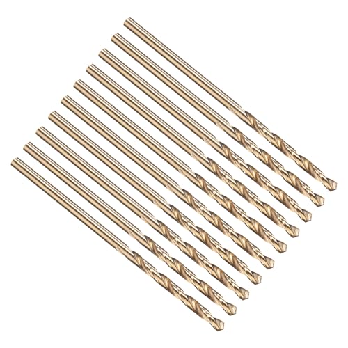 PATIKIL 1.7mm Drill Bit M35 Cobalt 5% High-Speed Steel for Metal 10 Pack - size: 1.7mm