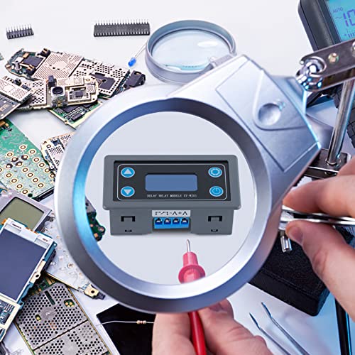 XY-WJ01 Delay Relay Timer Module DC 6-30V 12V 24V 0.01s-9999min 50mA Digital Timer Period Switch AC 220V Power On-Off Controller LCD Display Button