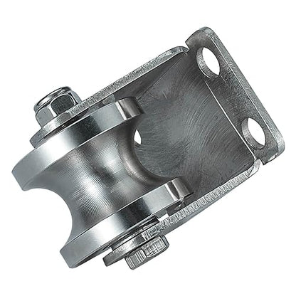 Cable Pulley Wheel Wall Mount, Duplex Bearings, Stainless Steel Rope Pulley for Pulley System, Sliding Gate, 2 Pack - size: 32mm_2 PCS
