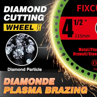 4-1/2 x 7/8 Indestructible Multi-Material Cutting Disc for Angle Grinder