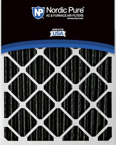 Nordic Pure 16x24x2 Pleated MERV 8 Plus Carbon Air Filters 3 Pack - style: MERV 8 + Carbon