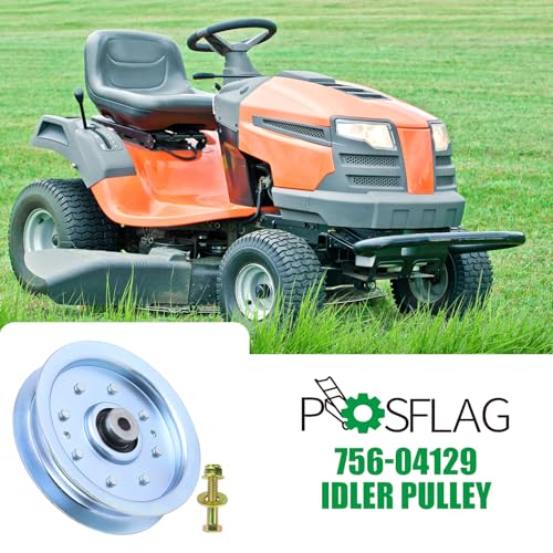 756-04129B Idler Pulley 4.25 for Cub Cadet 50" RZT 50 LTX 1050 Deck - color: T4 1x756-04129 White