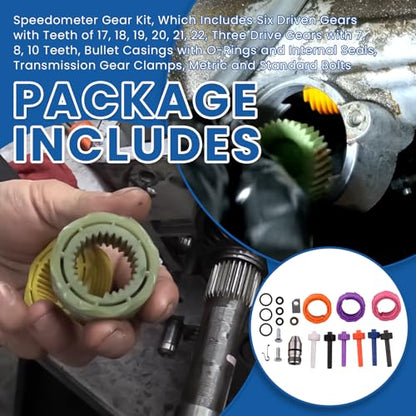 Speedometer Gear Kit(21-Piece Set),Plastic Containing Fiberglass