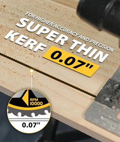 TOLESA 6 1/2 Circular Saw Blades, 24T for Wood and Plywood, 3-Pack - size: 6-1/2'' 24T