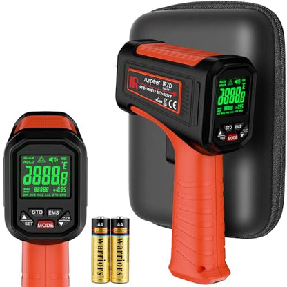Infrared Thermometer Temperature Gun, 3272°F, 50:1 - color: -58°F to 3272°F