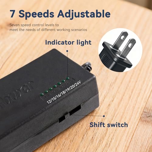 Mini Belt Sander, 3 IN 1 Electric Mini Grinder, 7 Adjustable Speed Belt Grinder, Bench Sander for DIY Metal Woodworking Knife