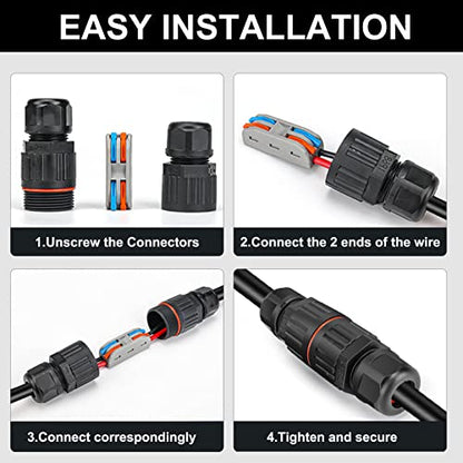 2 Pack 1-1/2" NPT Cable Glands, 31-37mm - color: Black, size: 1-1/2"-2PCS