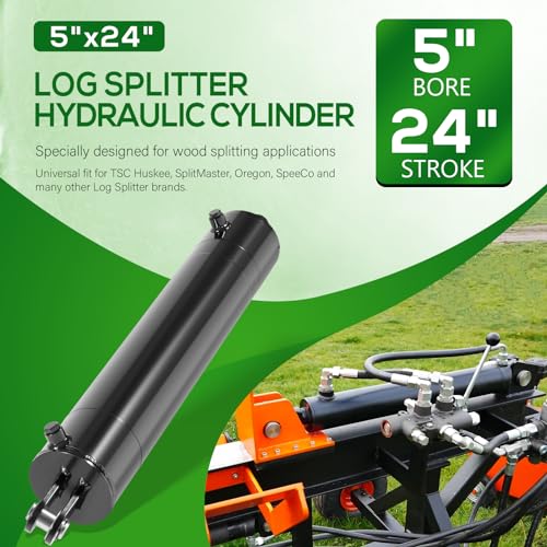 5"x24" Heavy Duty Universal Hydraulic Cylinders for Log Splitter 3500 PSI