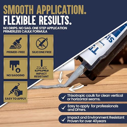 Teakdecking Systems (TDS) SIS 440 Teak Deck Caulk Cartridge 10.3oz - Gray - color: Gray, size: 10.3 oz