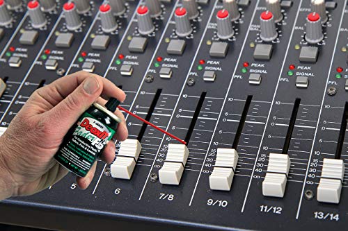 CAIG LABORATORIES DeoxIT Fader FN5S-2N Mini-Spray, Contact Cleaner/Lube/Protector for Conductive Plastics & Carbon Controls, Nonflammable/Non-Drip, 40g, Pack of 1