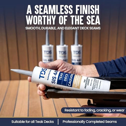 Teakdecking Systems (TDS) SIS 440 Teak Deck Caulk Cartridge 10.3oz - Gray - color: Gray, size: 10.3 oz
