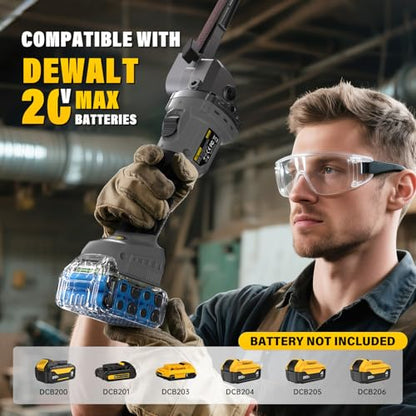 20V Cordless Belt Sander Bandfile Sander Compatible with DEWALT 20V Battery - color: Gray