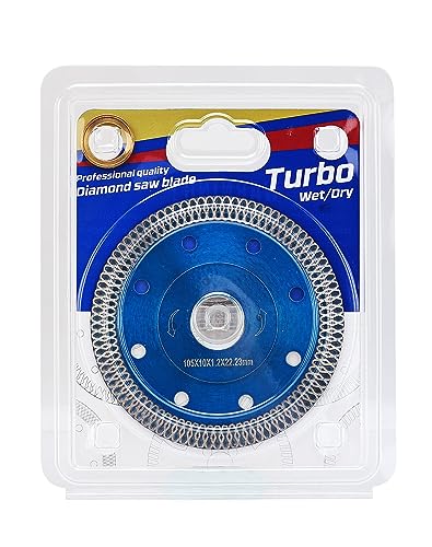 4 in Super Thin Tile Blade Diamond Porcelain Cutting Blade for Cutting Granite Marble Ceramics Porcelain Tiles (4") - size: 4"