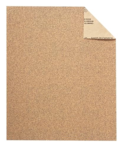 3M Sandpaper, 220 Grit, 5 Sheets, 9 x 11 in, Very Fine Aluminum Oxide - size: 9 in x 11 in, style: Very Fine