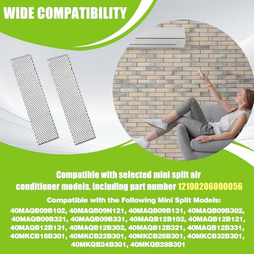 4-Pack 12100206000056 Air Purifier Filter Compatible with Carrier Bryant