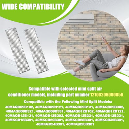 4-Pack 12100206000056 Air Purifier Filter Compatible with Carrier Bryant