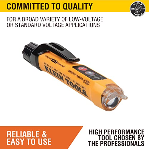 Klein Tools NCVT3P Voltage Tester + RT250 GFCI Outlet Tester Bundle - style: NCVT + Receptacle Tester