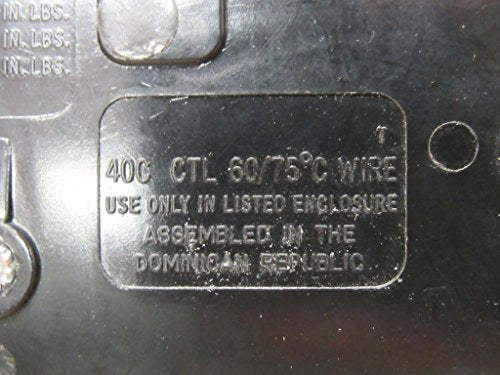 Eaton BAB1015 Bolt-On Mount Type BAB Industrial Miniature Circuit Breaker 1-Pole 15 Amp 120/240 Volt AC Quicklag