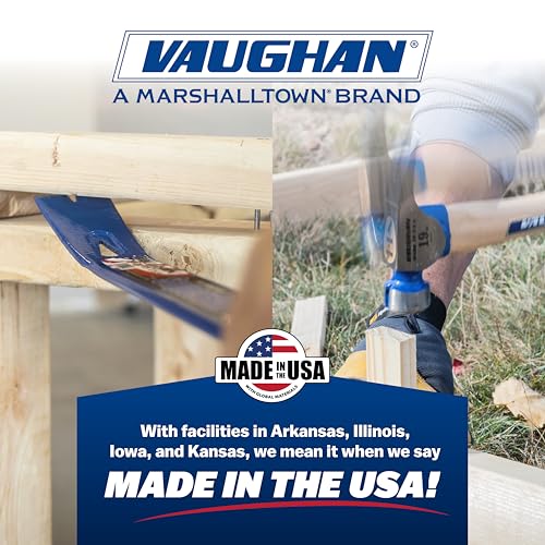 VAUGHAN Ball Pein Hammer, 48 Oz, Assembled in the USA, Ball Peen Hammer - size: 48 oz