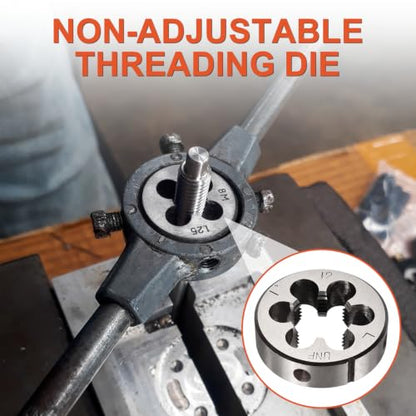 1"-12 UNF Round Threading Die Left Hand Alloy Steel - size: 1"-12 UNF