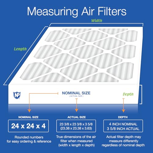 Nordic Pure 24x24x4 Pleated MERV 13 Plus Carbon Air Filter 1 Pack - style: MERV 13 + Carbon