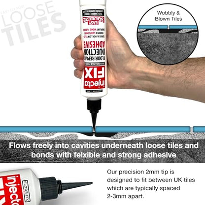 Inject-A-Fix Easy Squeeze Floor and Tile Repair Kit – Loose & Hollow Floors - color: 1