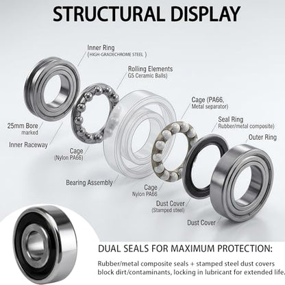 6203-2rs 741-0600 941-0600 GX20818 Sealed Bearings